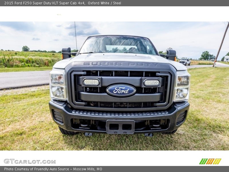 Oxford White / Steel 2015 Ford F250 Super Duty XLT Super Cab 4x4