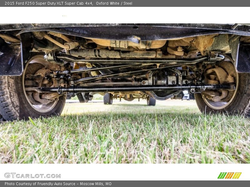 Oxford White / Steel 2015 Ford F250 Super Duty XLT Super Cab 4x4