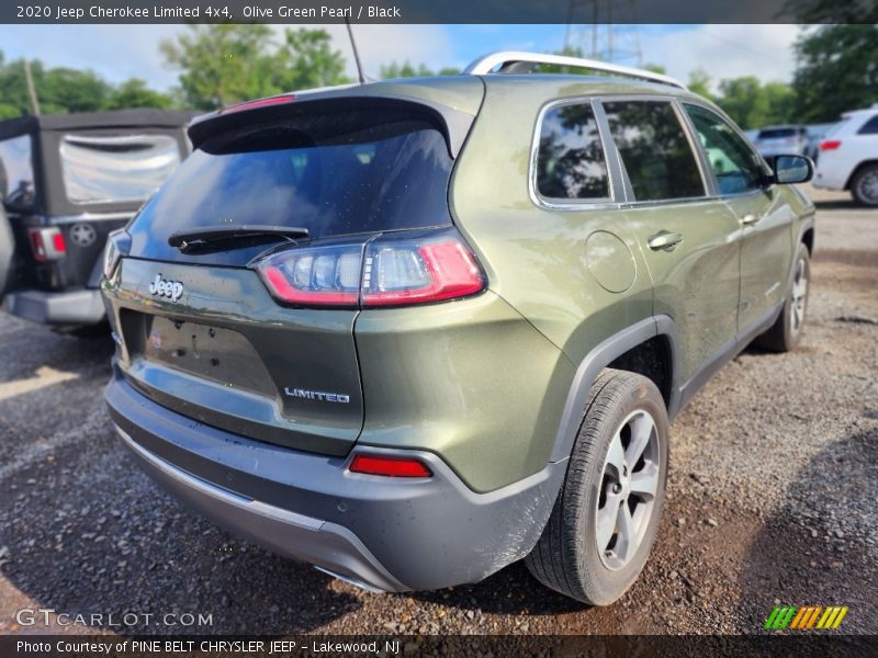 Olive Green Pearl / Black 2020 Jeep Cherokee Limited 4x4