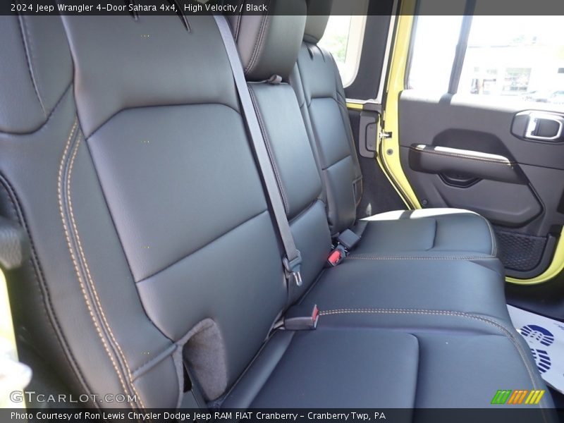 Rear Seat of 2024 Wrangler 4-Door Sahara 4x4