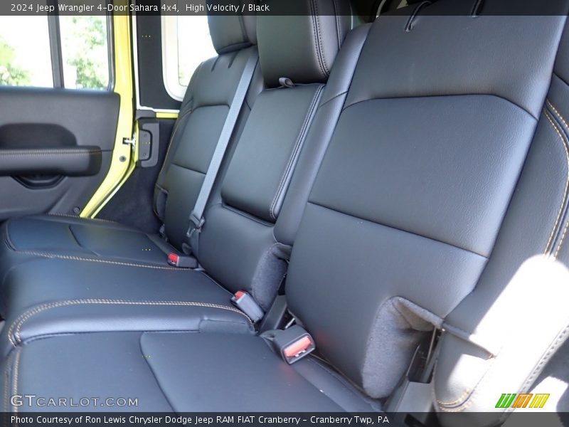 Rear Seat of 2024 Wrangler 4-Door Sahara 4x4
