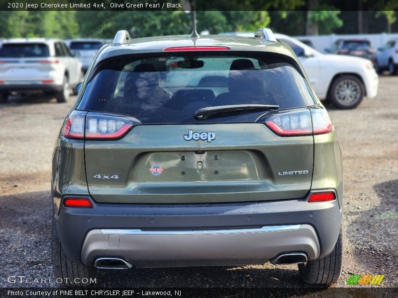 Olive Green Pearl / Black 2020 Jeep Cherokee Limited 4x4