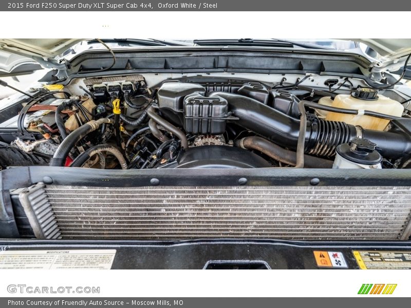 Oxford White / Steel 2015 Ford F250 Super Duty XLT Super Cab 4x4