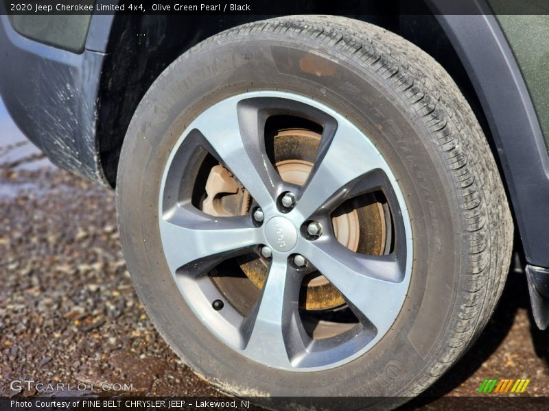 Olive Green Pearl / Black 2020 Jeep Cherokee Limited 4x4