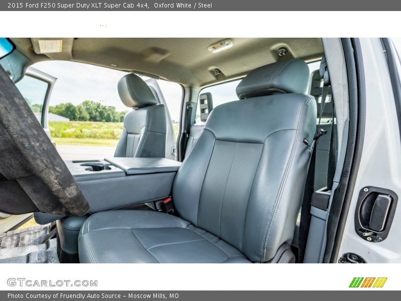 Oxford White / Steel 2015 Ford F250 Super Duty XLT Super Cab 4x4