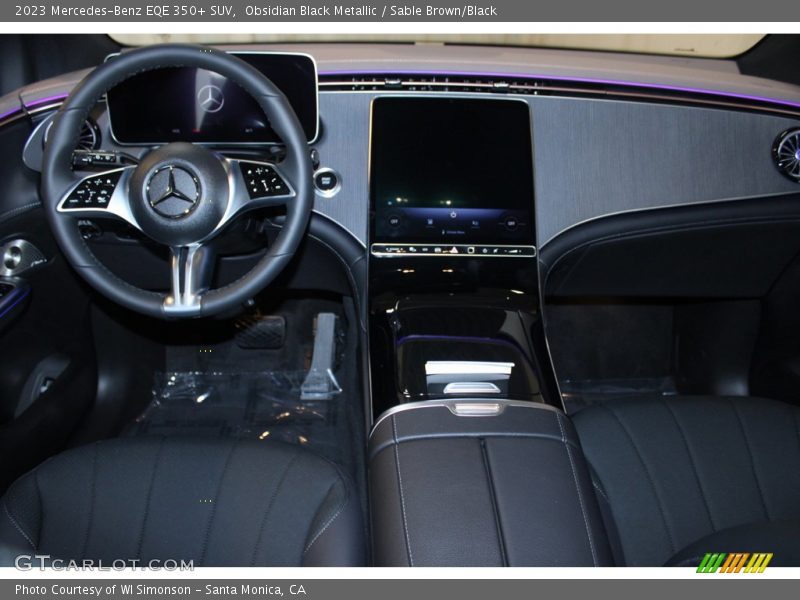 Obsidian Black Metallic / Sable Brown/Black 2023 Mercedes-Benz EQE 350+ SUV