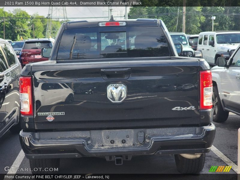 Diamond Black Crystal Pearl / Black 2021 Ram 1500 Big Horn Quad Cab 4x4