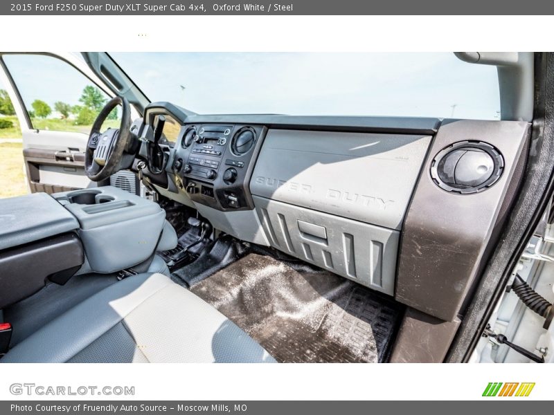 Oxford White / Steel 2015 Ford F250 Super Duty XLT Super Cab 4x4