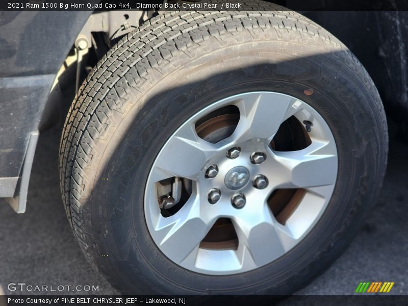 Diamond Black Crystal Pearl / Black 2021 Ram 1500 Big Horn Quad Cab 4x4