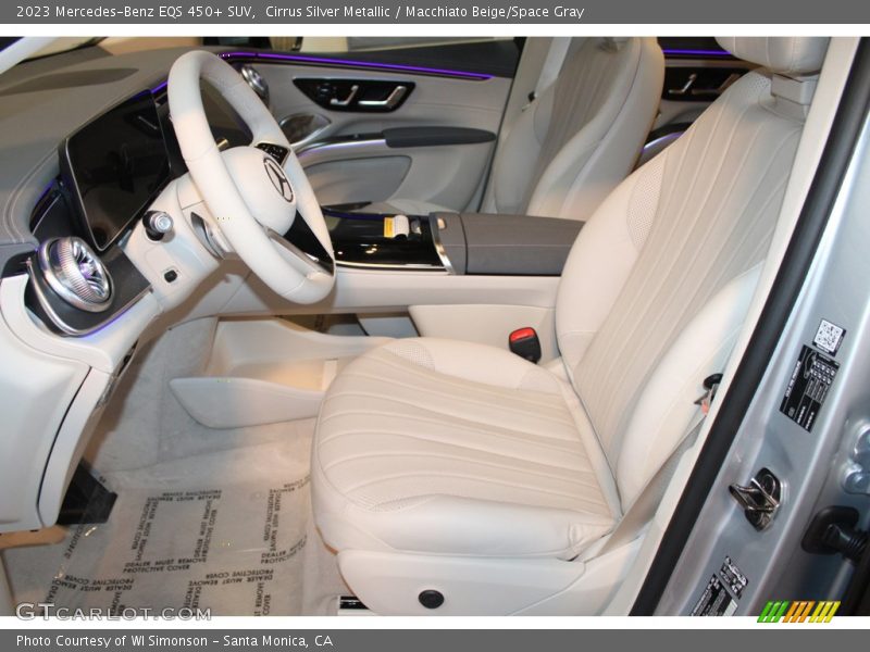 Front Seat of 2023 EQS 450+ SUV