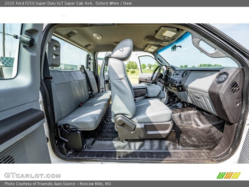 Oxford White / Steel 2015 Ford F250 Super Duty XLT Super Cab 4x4