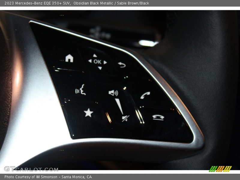 Obsidian Black Metallic / Sable Brown/Black 2023 Mercedes-Benz EQE 350+ SUV