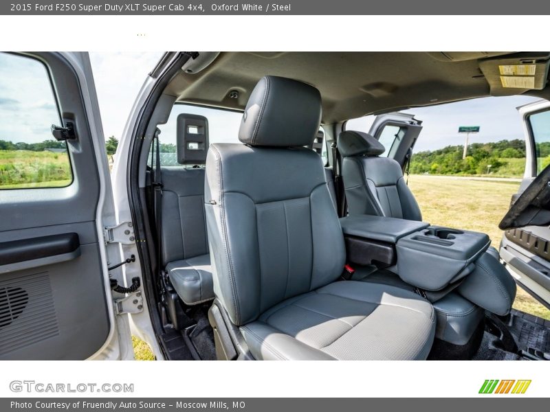 Oxford White / Steel 2015 Ford F250 Super Duty XLT Super Cab 4x4