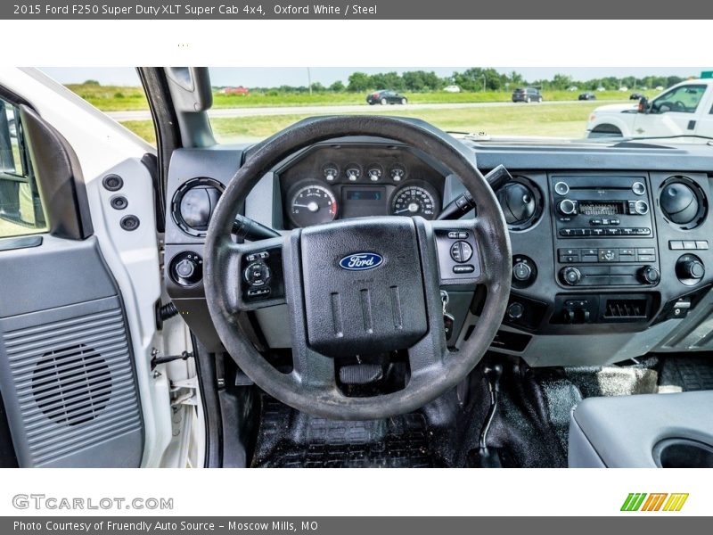 Oxford White / Steel 2015 Ford F250 Super Duty XLT Super Cab 4x4