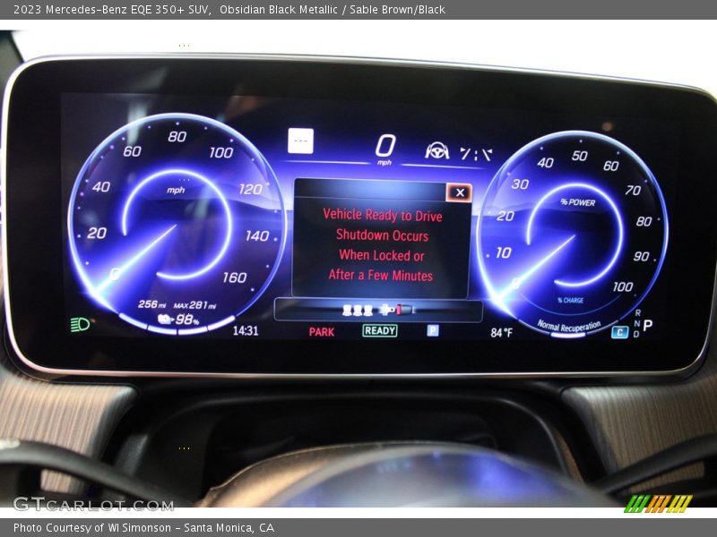 Obsidian Black Metallic / Sable Brown/Black 2023 Mercedes-Benz EQE 350+ SUV