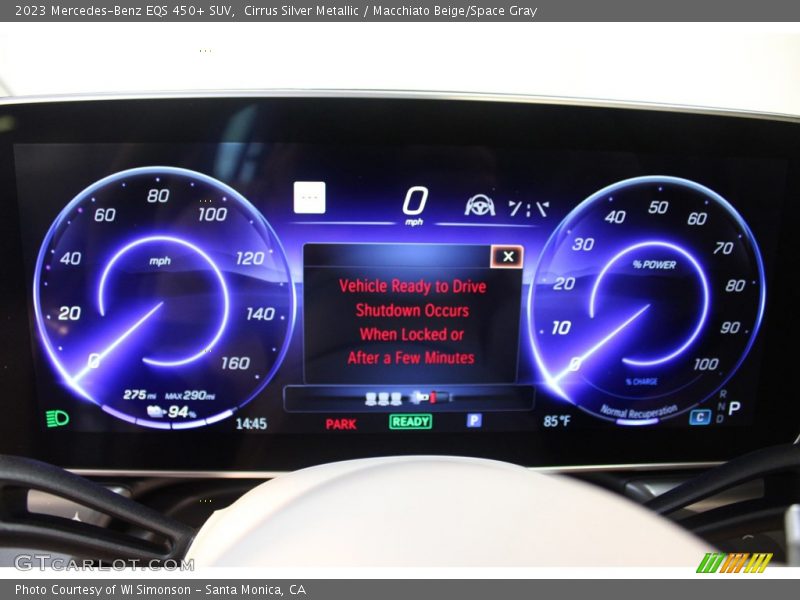  2023 EQS 450+ SUV 450+ SUV Gauges