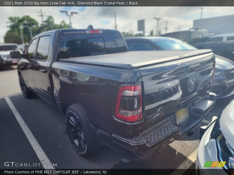 Diamond Black Crystal Pearl / Black 2021 Ram 1500 Big Horn Crew Cab 4x4