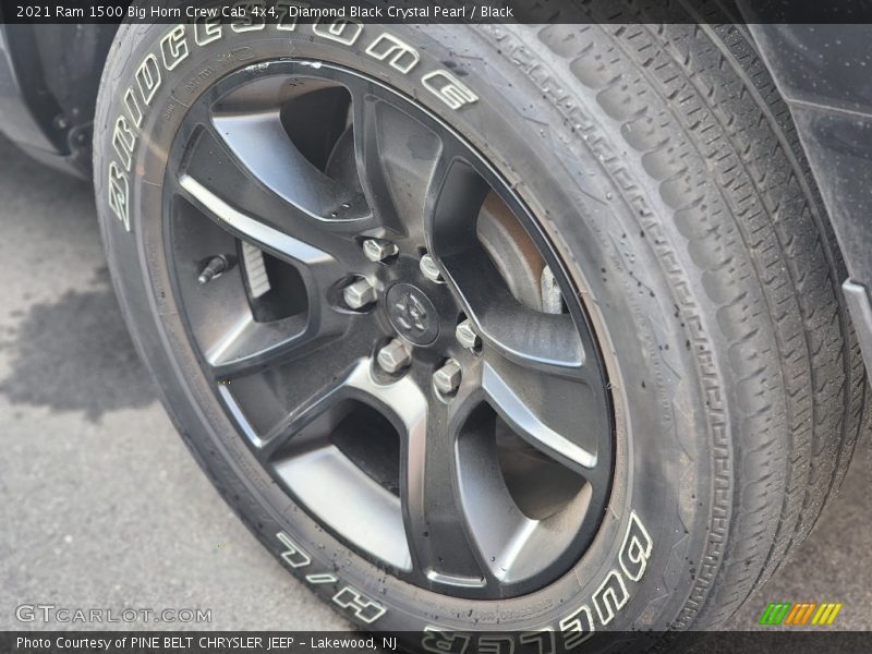Diamond Black Crystal Pearl / Black 2021 Ram 1500 Big Horn Crew Cab 4x4