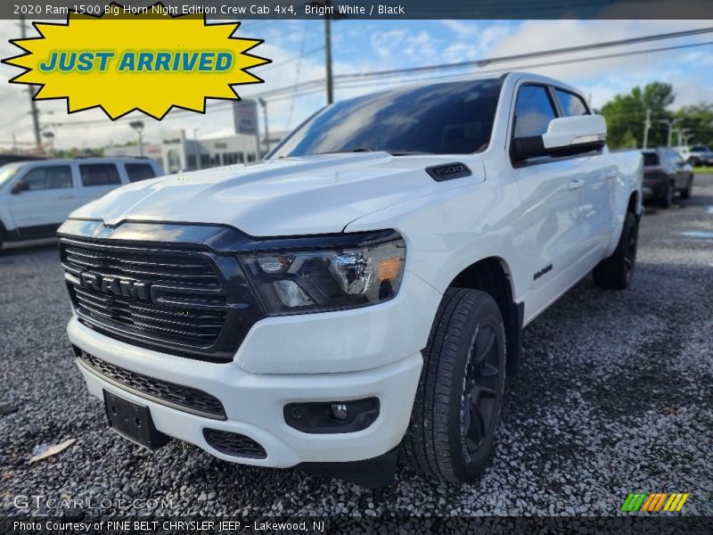 Bright White / Black 2020 Ram 1500 Big Horn Night Edition Crew Cab 4x4