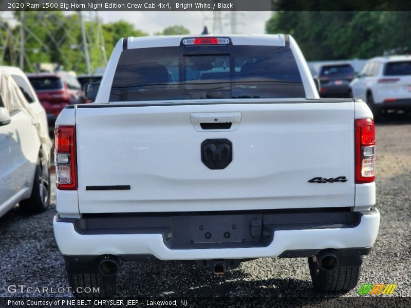 Bright White / Black 2020 Ram 1500 Big Horn Night Edition Crew Cab 4x4