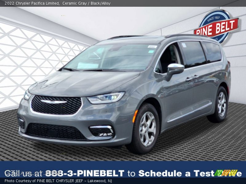 Ceramic Gray / Black/Alloy 2022 Chrysler Pacifica Limited