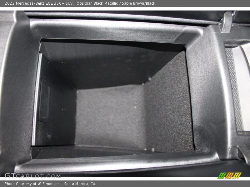 Obsidian Black Metallic / Sable Brown/Black 2023 Mercedes-Benz EQE 350+ SUV