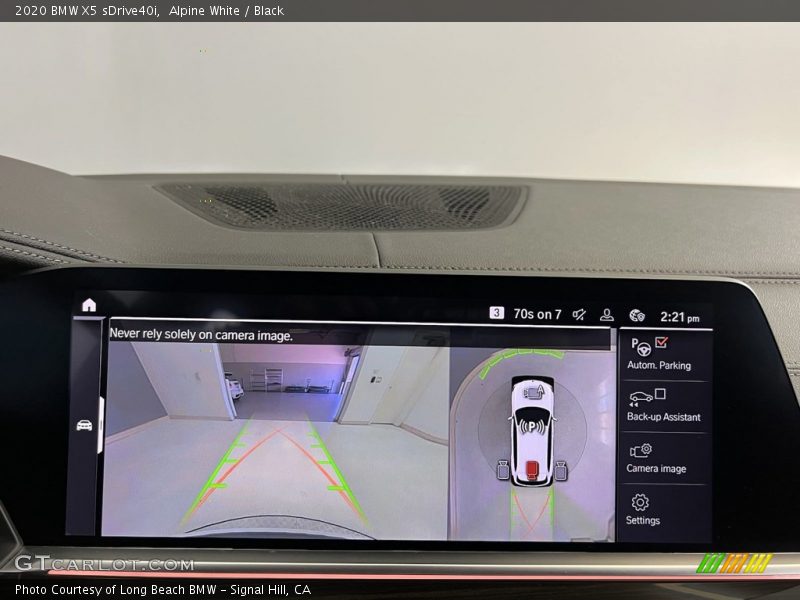 Alpine White / Black 2020 BMW X5 sDrive40i