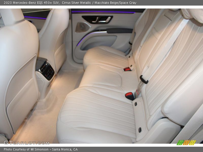 Rear Seat of 2023 EQS 450+ SUV