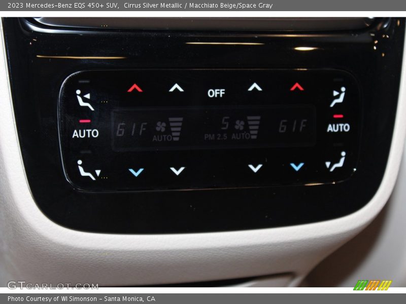 Controls of 2023 EQS 450+ SUV