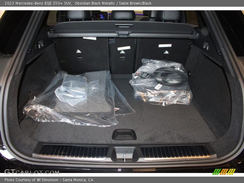 Obsidian Black Metallic / Sable Brown/Black 2023 Mercedes-Benz EQE 350+ SUV