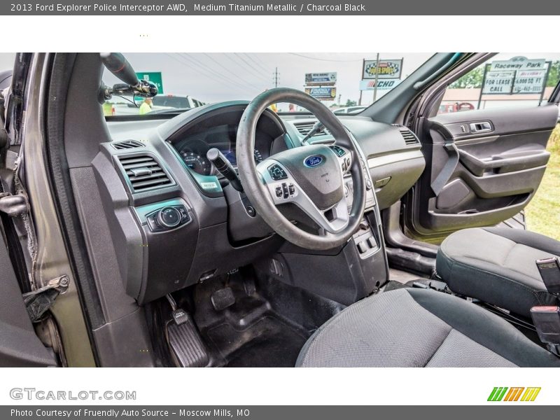  2013 Explorer Police Interceptor AWD Charcoal Black Interior