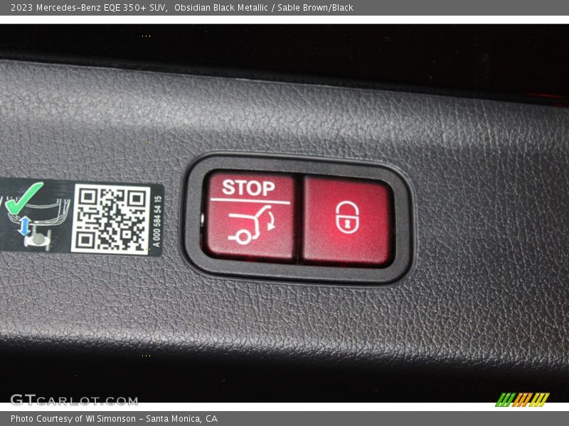 Obsidian Black Metallic / Sable Brown/Black 2023 Mercedes-Benz EQE 350+ SUV