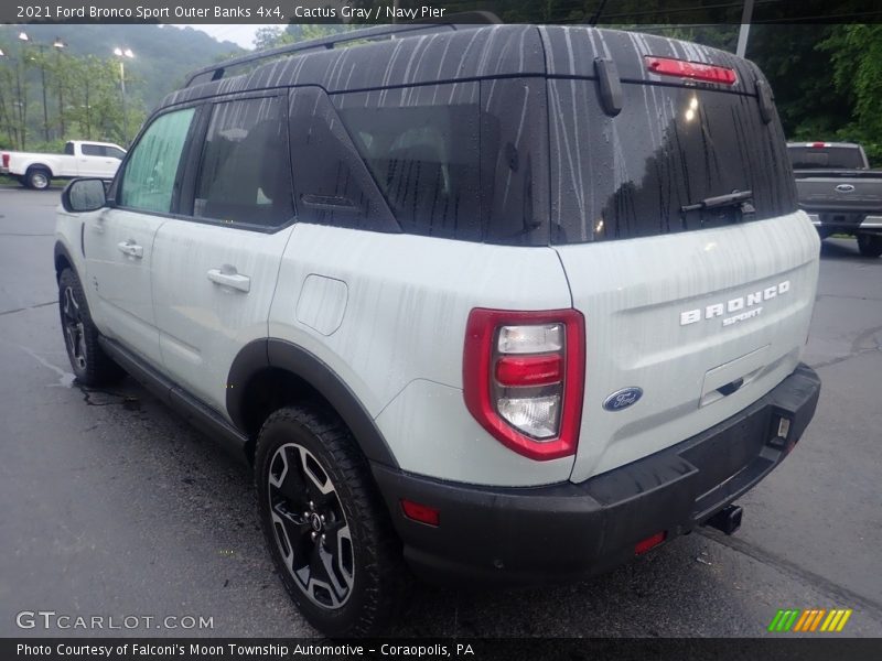 Cactus Gray / Navy Pier 2021 Ford Bronco Sport Outer Banks 4x4