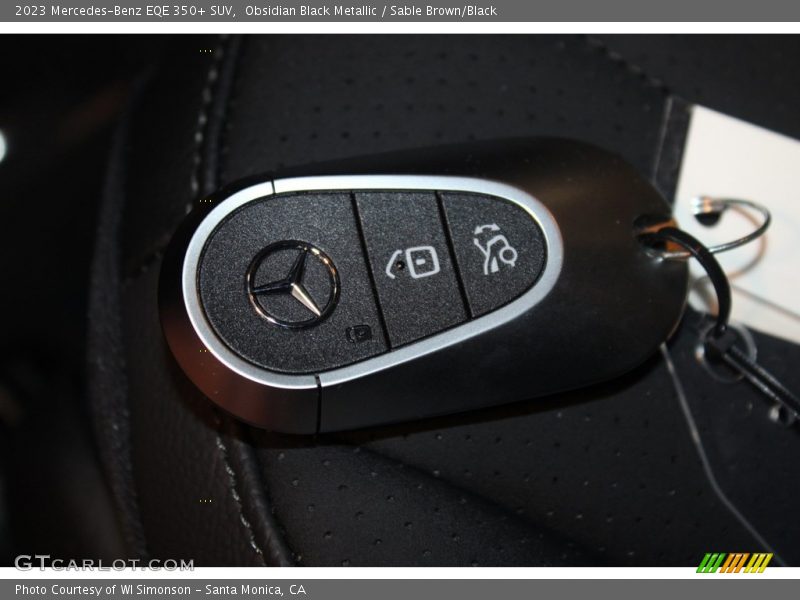 Obsidian Black Metallic / Sable Brown/Black 2023 Mercedes-Benz EQE 350+ SUV