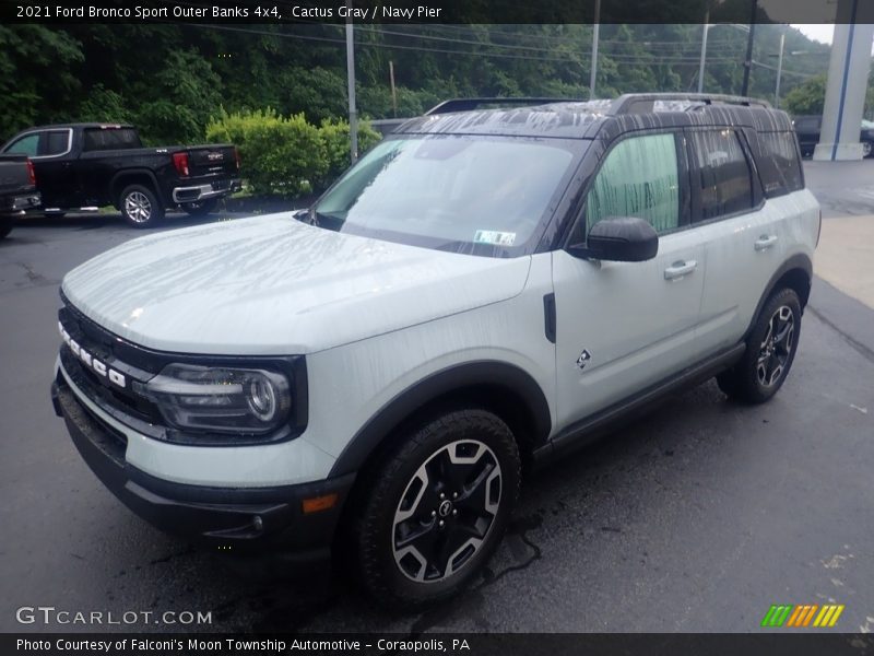 Cactus Gray / Navy Pier 2021 Ford Bronco Sport Outer Banks 4x4