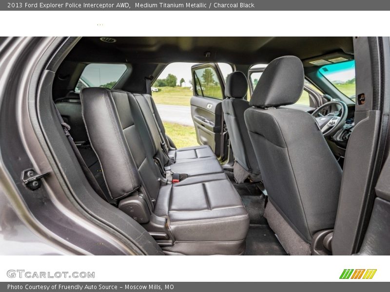 Rear Seat of 2013 Explorer Police Interceptor AWD