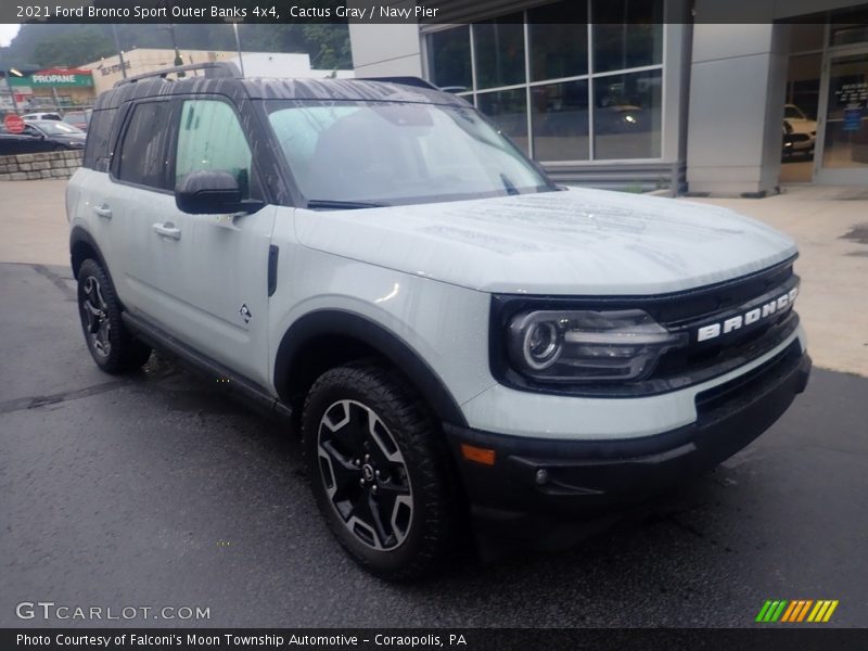 Cactus Gray / Navy Pier 2021 Ford Bronco Sport Outer Banks 4x4