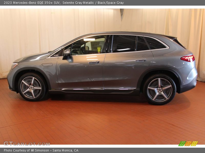 Selenite Gray Metallic / Black/Space Gray 2023 Mercedes-Benz EQE 350+ SUV