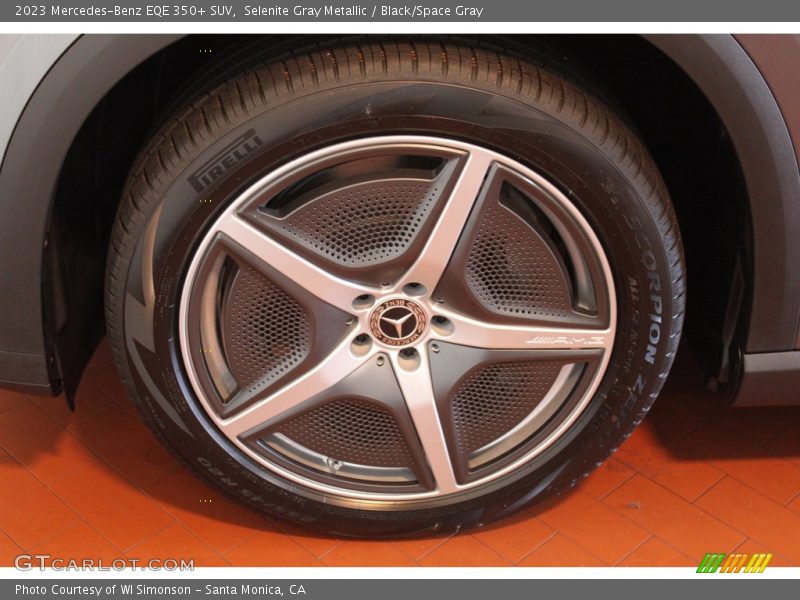 Selenite Gray Metallic / Black/Space Gray 2023 Mercedes-Benz EQE 350+ SUV