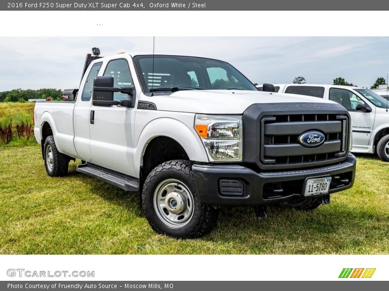 Oxford White / Steel 2016 Ford F250 Super Duty XLT Super Cab 4x4
