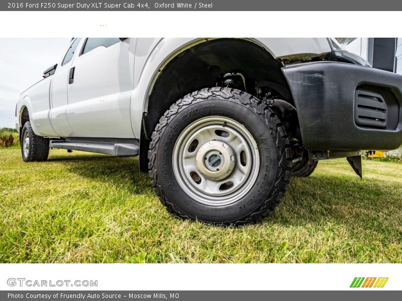 Oxford White / Steel 2016 Ford F250 Super Duty XLT Super Cab 4x4