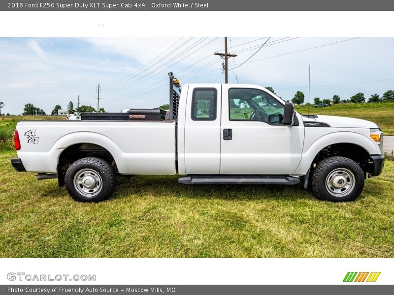 Oxford White / Steel 2016 Ford F250 Super Duty XLT Super Cab 4x4