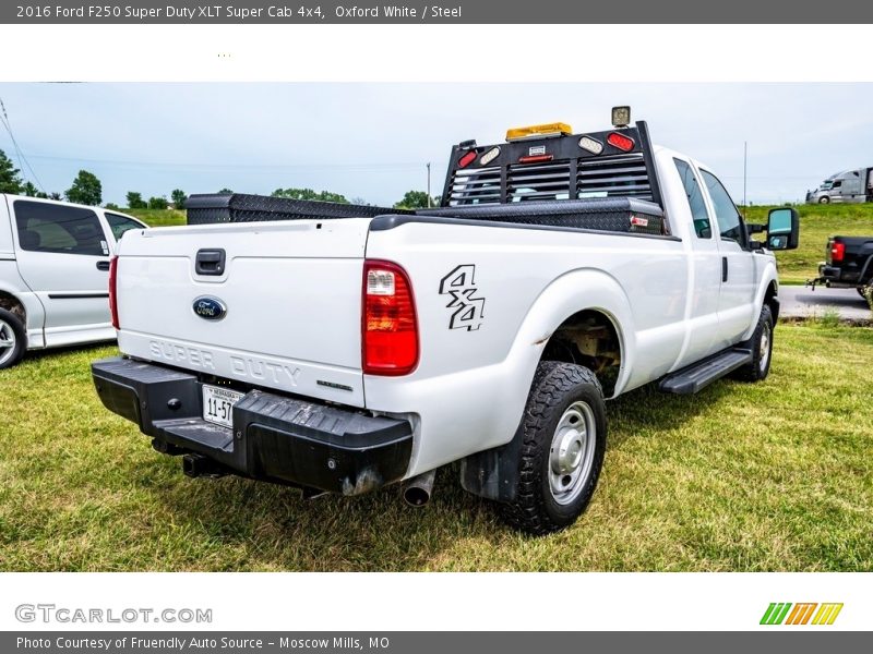 Oxford White / Steel 2016 Ford F250 Super Duty XLT Super Cab 4x4