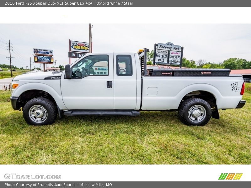 Oxford White / Steel 2016 Ford F250 Super Duty XLT Super Cab 4x4