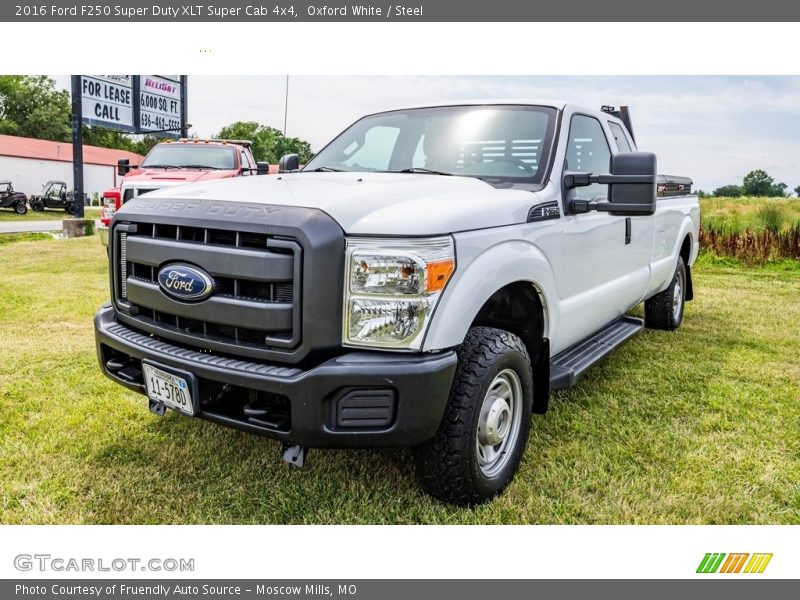 Oxford White / Steel 2016 Ford F250 Super Duty XLT Super Cab 4x4