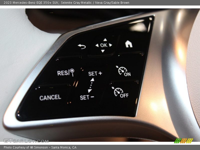 Selenite Gray Metallic / Neva Gray/Sable Brown 2023 Mercedes-Benz EQE 350+ SUV