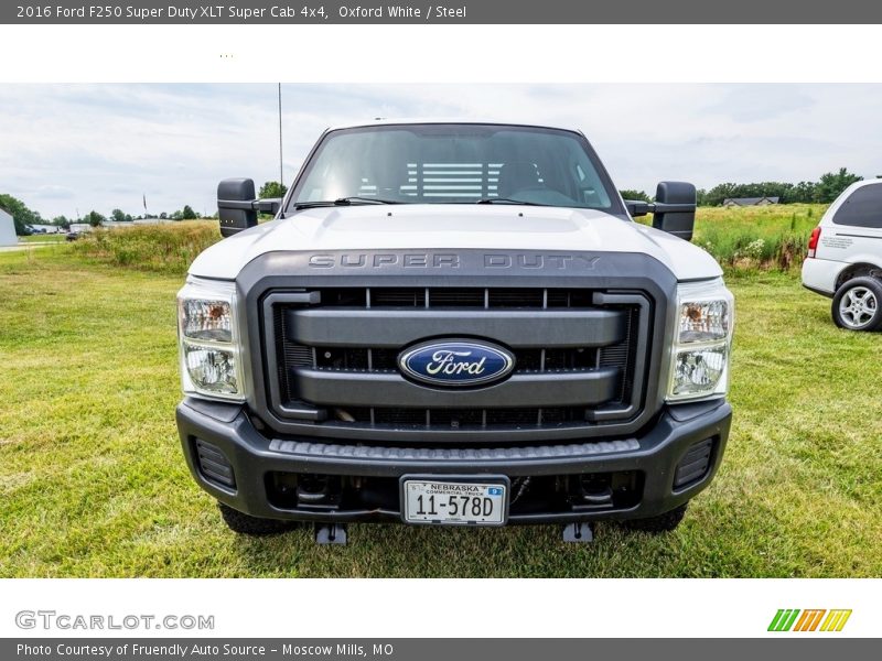 Oxford White / Steel 2016 Ford F250 Super Duty XLT Super Cab 4x4
