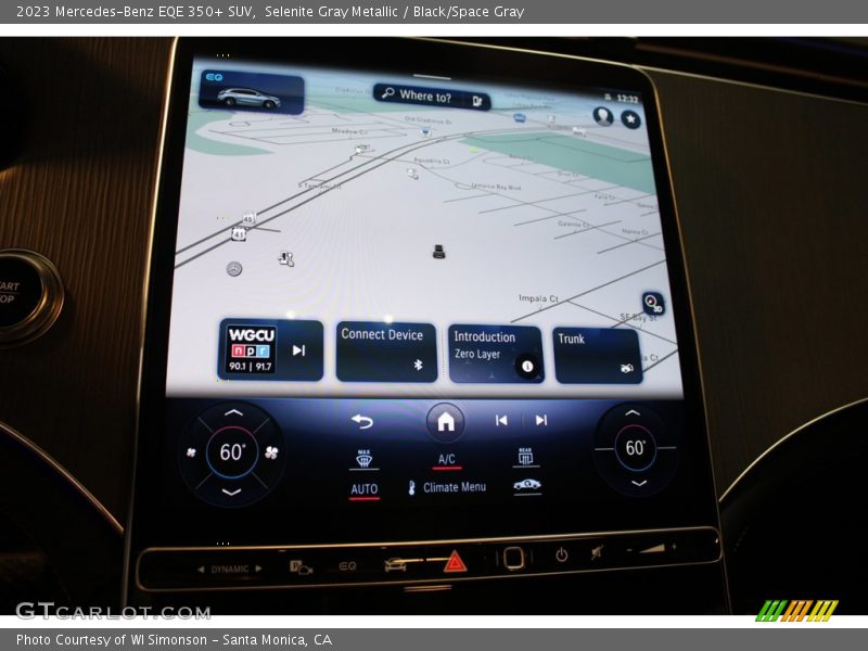 Selenite Gray Metallic / Black/Space Gray 2023 Mercedes-Benz EQE 350+ SUV