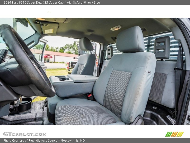 Oxford White / Steel 2016 Ford F250 Super Duty XLT Super Cab 4x4