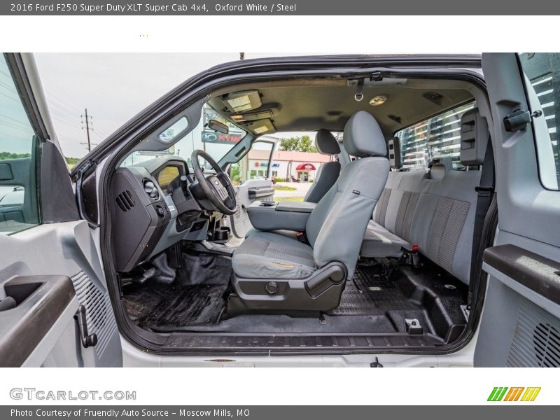 Oxford White / Steel 2016 Ford F250 Super Duty XLT Super Cab 4x4